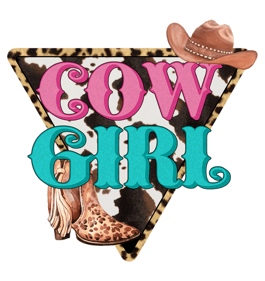 Cowgirl Leopard Design - DTF Ready To Press