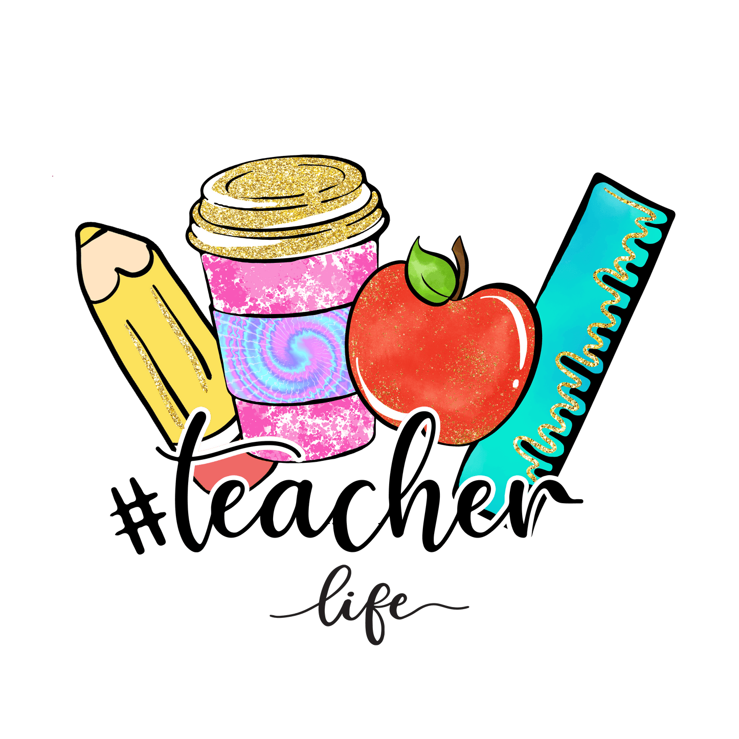 Teacher Vibes Design - DTF Ready To Press