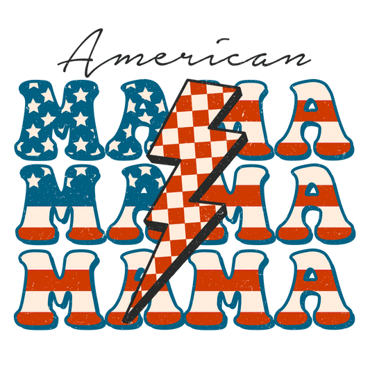 American Mama Design - DTF Ready To Press