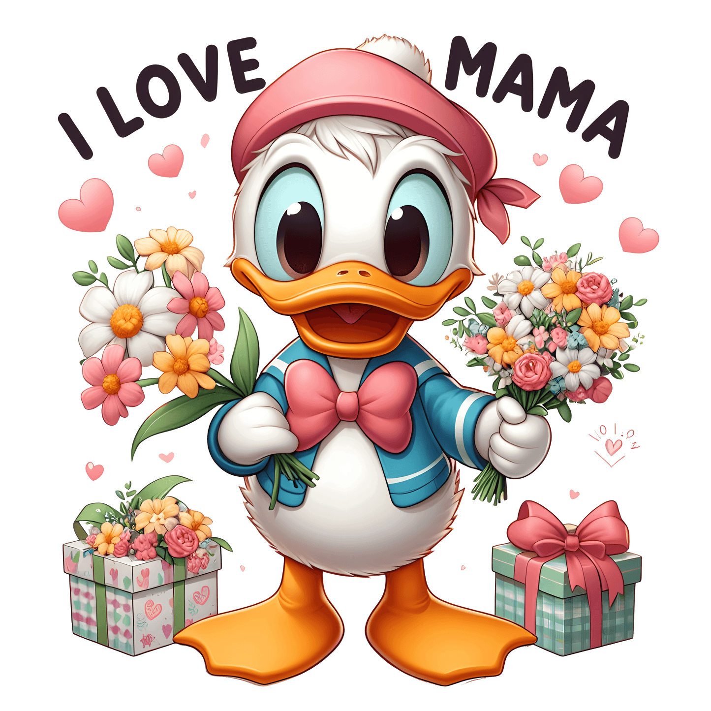 Disney Daisy Duck Mother's Day Design - DTF Ready To Press