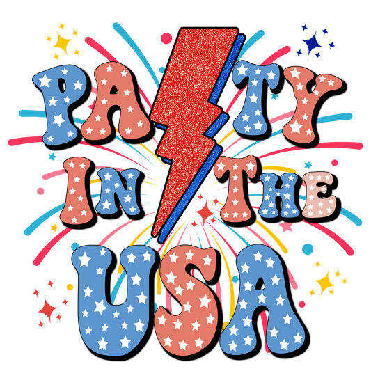 Part In The USA Design - DTF Ready To Press