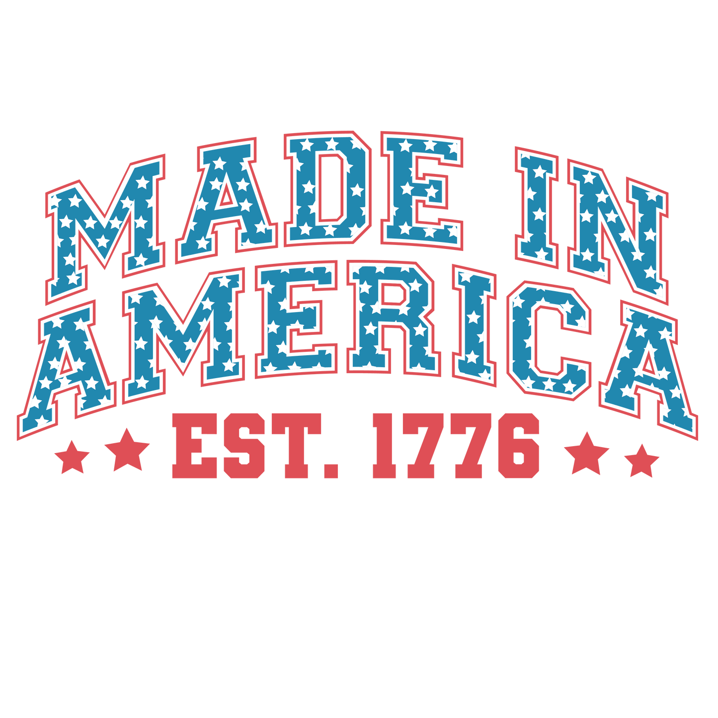 Made In America Design - DTF Ready To Press