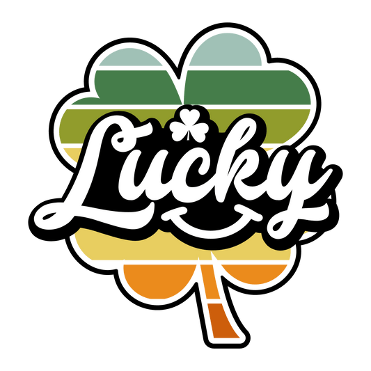 Lucky Clover Saint Patrick's Day Design - DTF Ready To Press