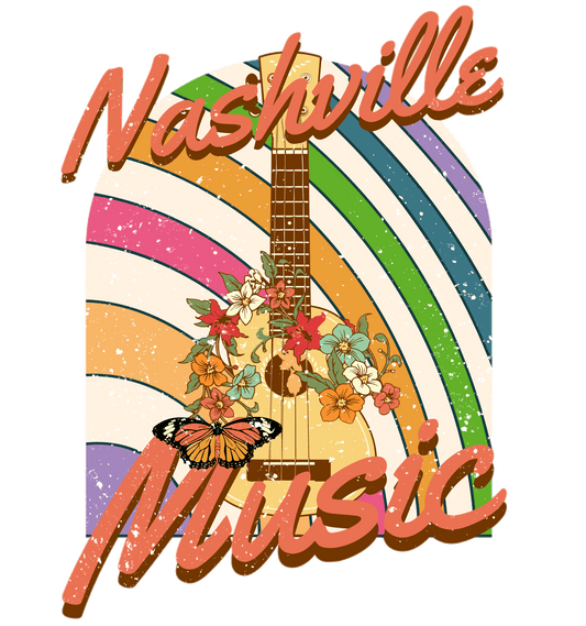 Nashville Music Design - DTF Ready To Press