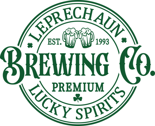 St Patrick's Day Leprechaun Brewing Co Design - DTF Ready To Press