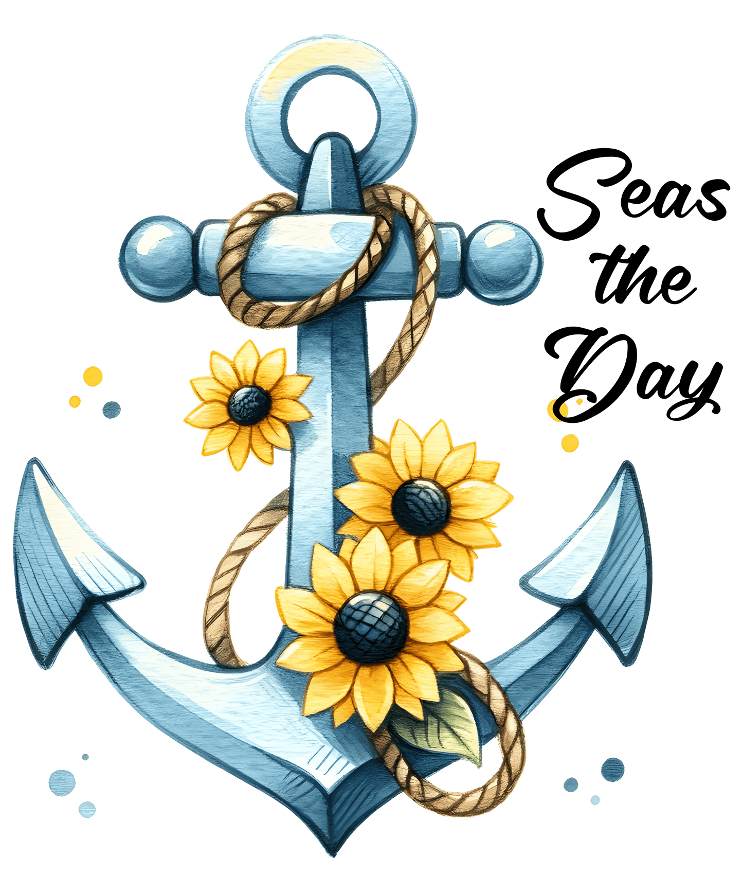 Seas The Day Summer Design - DTF Ready To Press