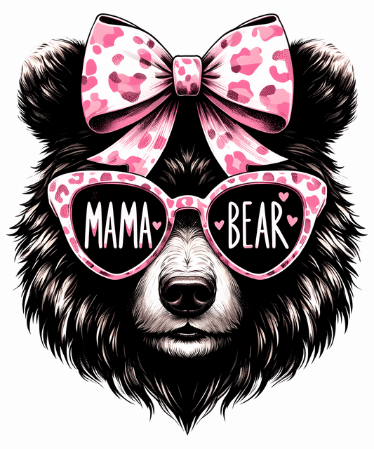 Mama Bear Design - DTF Ready To Press