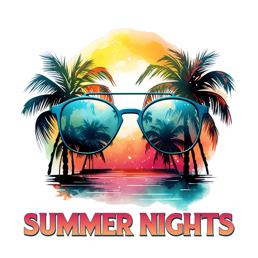 Cool Summer Nights Design - DTF Ready To Press