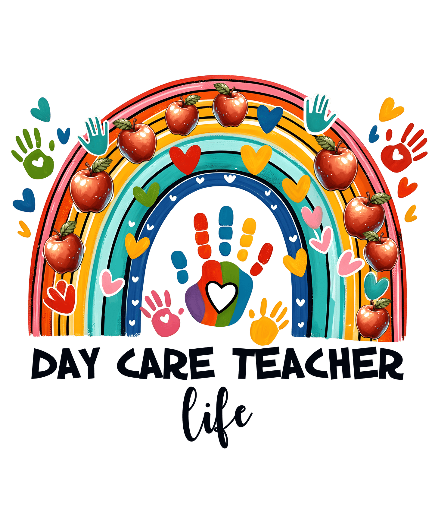 Day Care Teacher Life Design - DTF Ready To Press