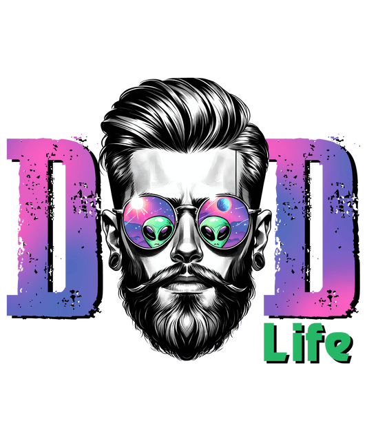 Dad Life Design - DTF Ready To Press