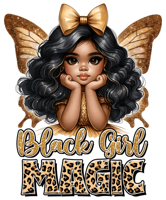 Black Girl Magic Juneteenth Design - DTF Ready To Press