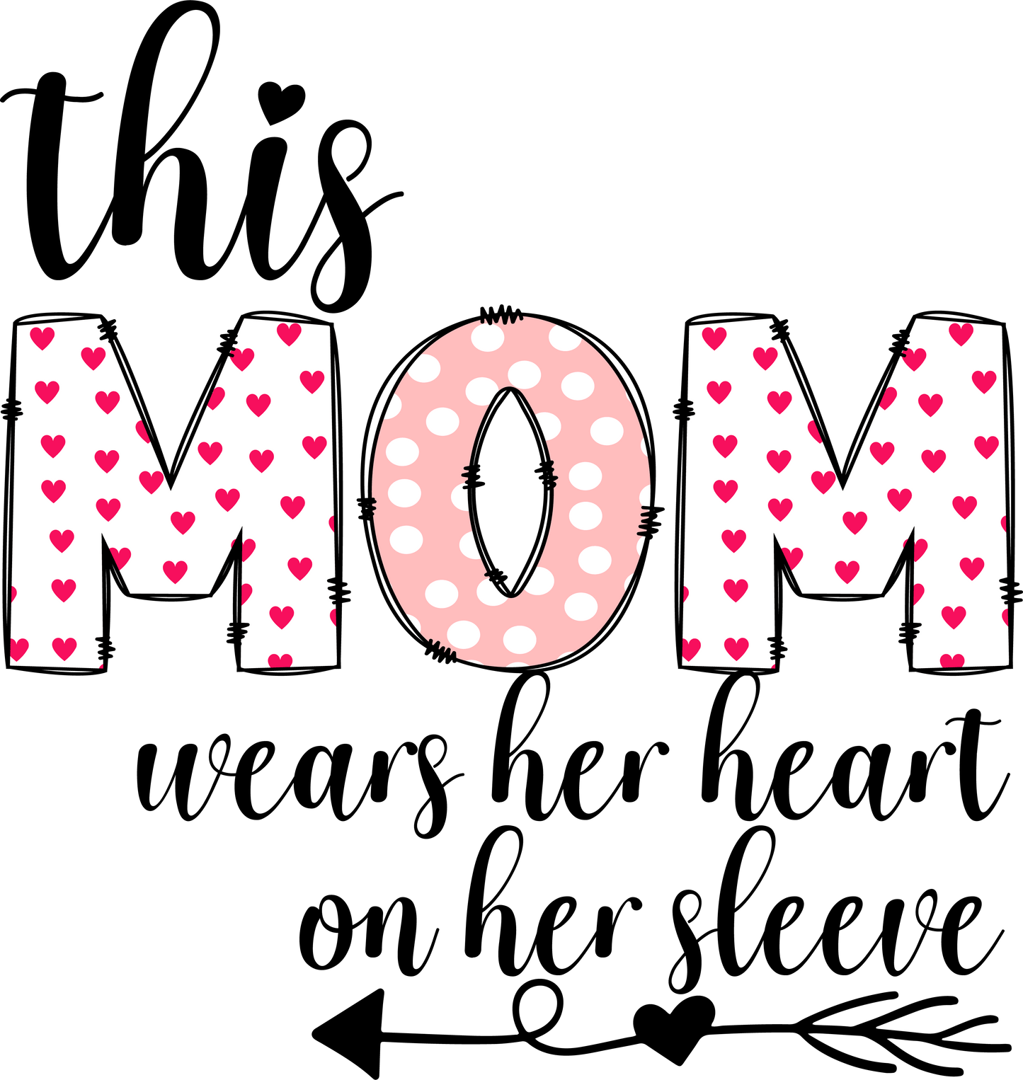 Lovely Mom Design - DTF Ready To Press