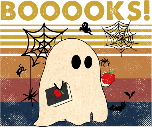 Halloween Book Design - DTF Ready To Press