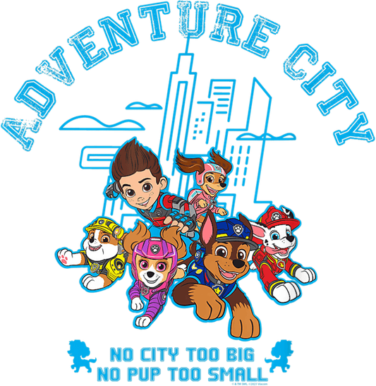 Adventure City Paw Patrol Design - DTF Ready To Press