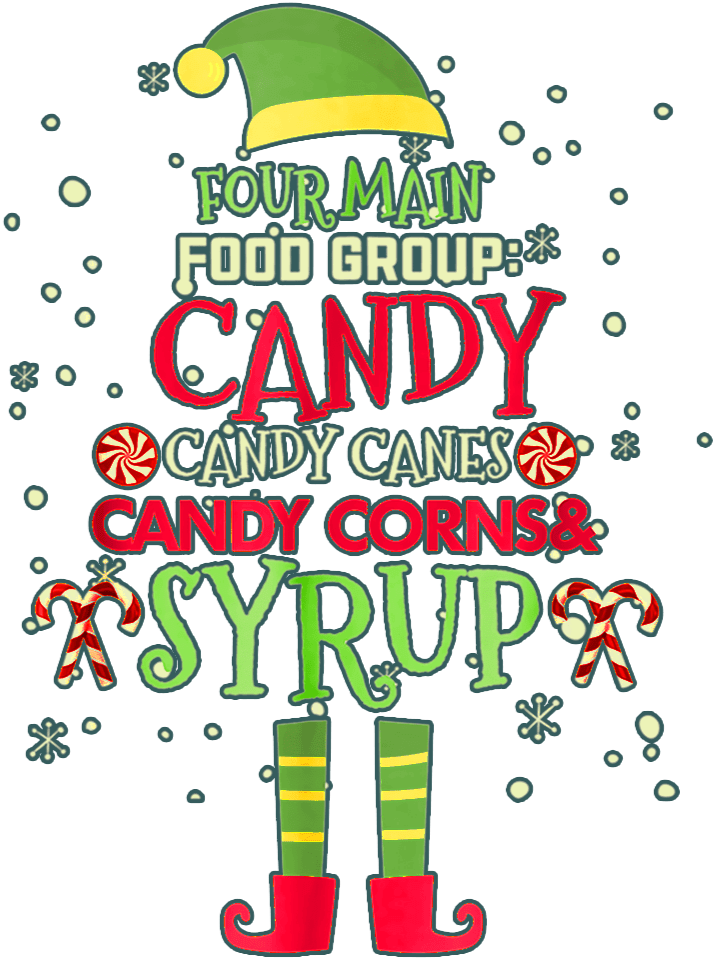 Christmas Candy Design - DTF Ready To Press