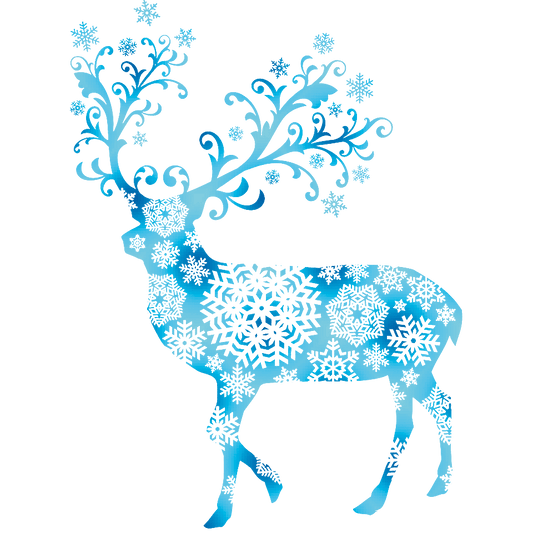 Christmas Deer Design - DTF Ready To Press