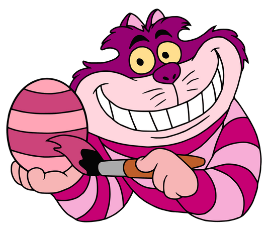 Easter Cheshire Cat Disney Design - DTF Ready To Press