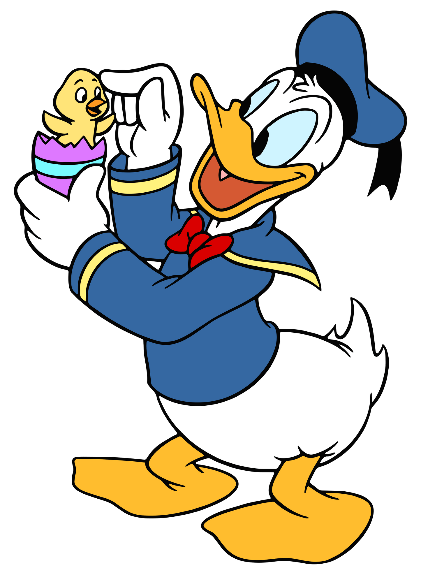 Disney Donald Duck Easter Design - DTF Ready To Press