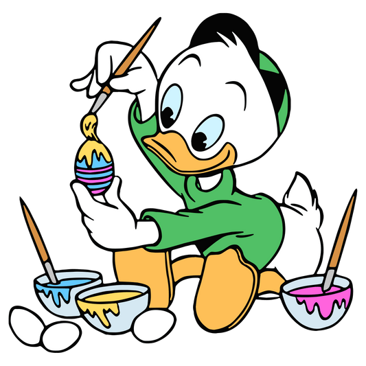 Disney Louie Duck Easter Design - DTF Ready To Press