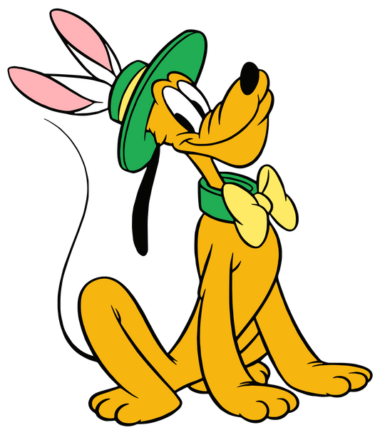 Disney Pluto Easter Design - DTF Ready To Press