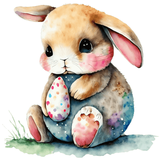 Easter Cute Bunny He Is Risen Design - DTF Ready To Press