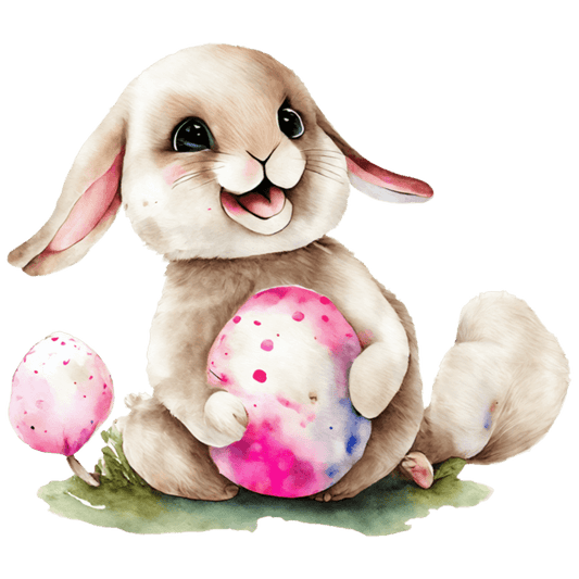 Easter Funny Bunny Design - DTF Ready To Press