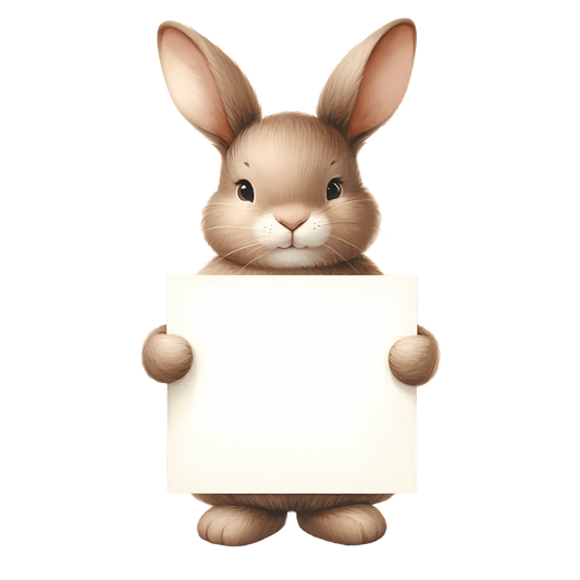 Easter Cute Rabbit Design - DTF Ready To Press