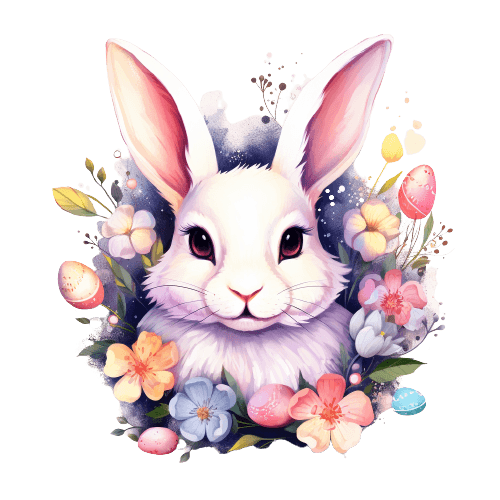 Bunny Lover Easter Design - DTF Ready To Press