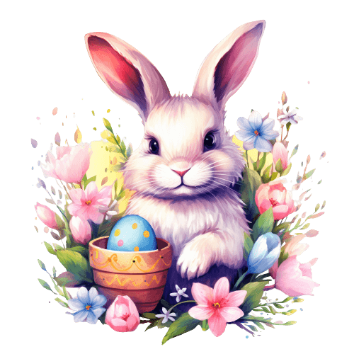 Egg Hunting Easter Design - DTF Ready To Press