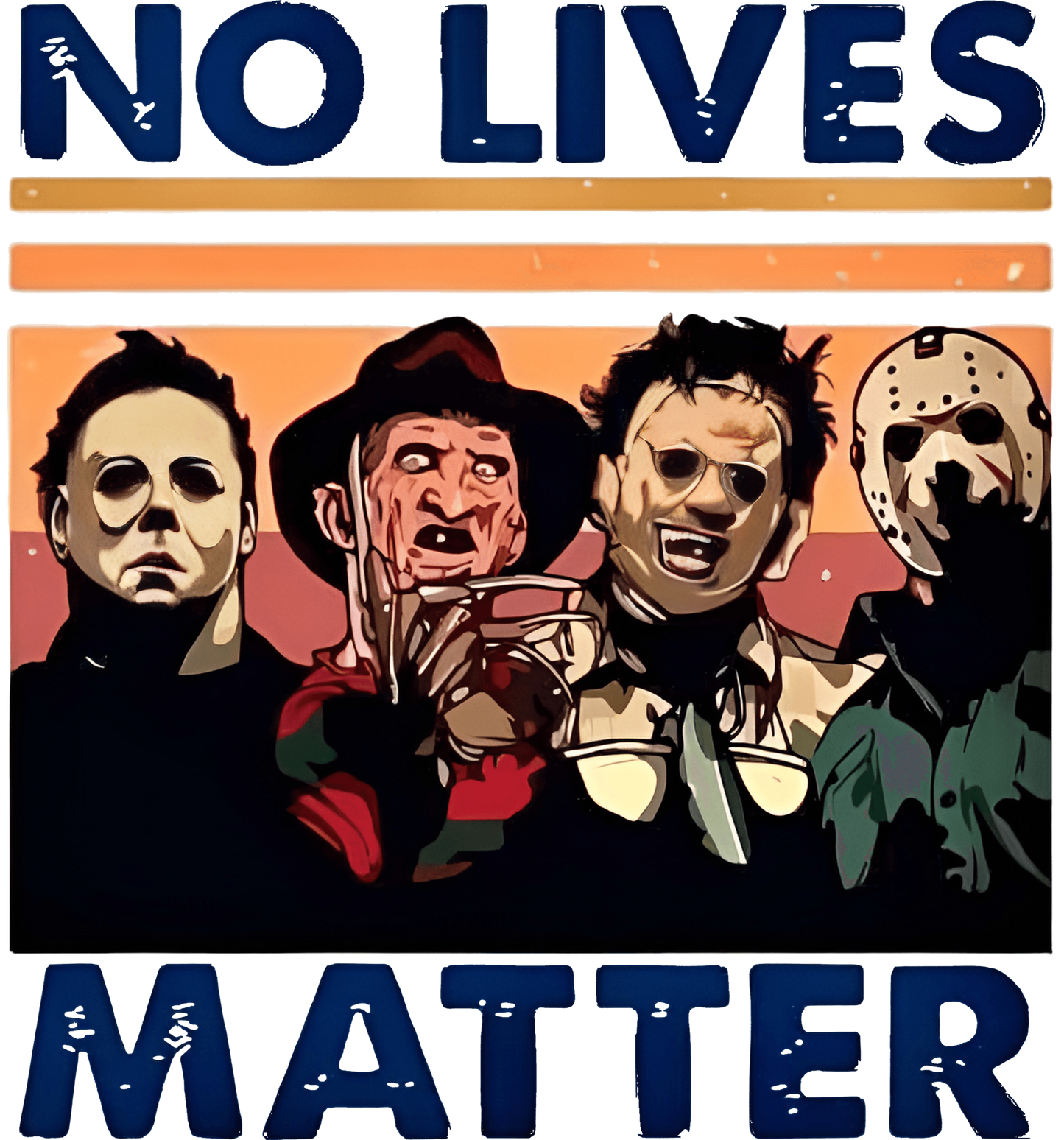 Halloween No Lives Matter Design - DTF Ready To Press