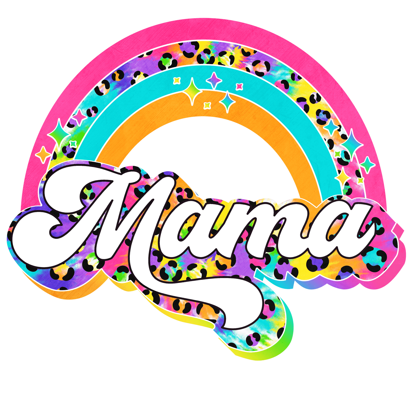 Colorful Mothers Day Design - DTF Ready To Press