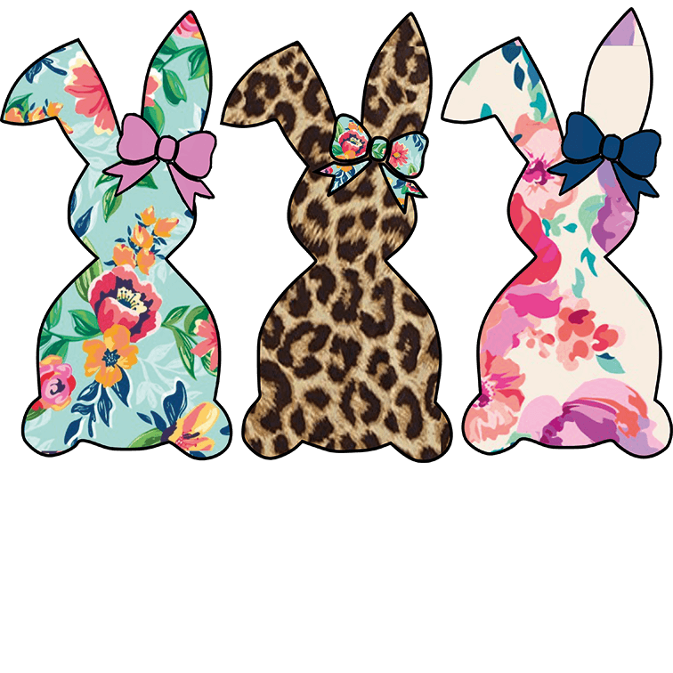 Easter Bunny Design - DTF Ready To Press