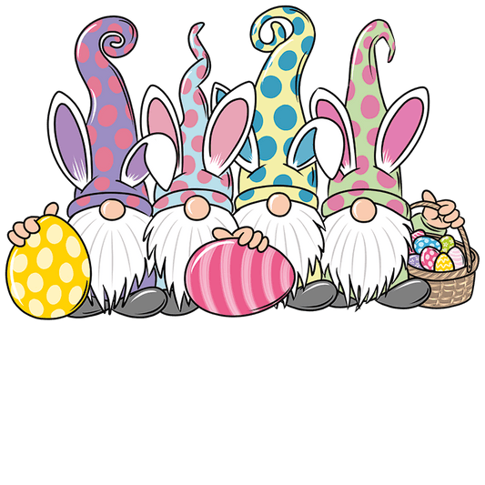 Easter Gnome Design - DTF Ready To Press