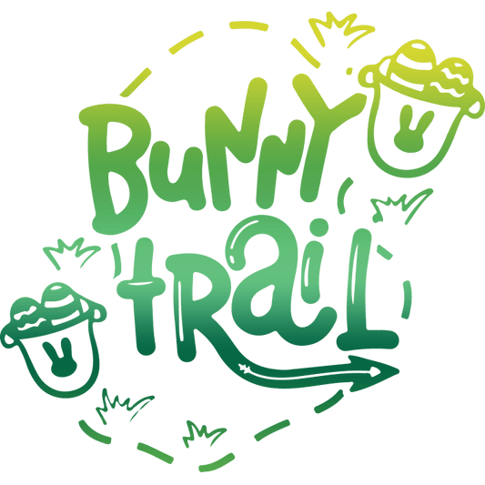 Bunny Trail Easter Design - DTF Ready To Press