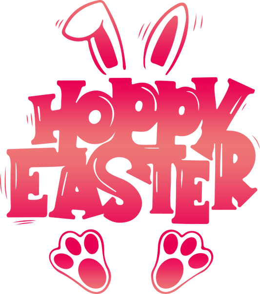 Happy Easter Design - DTF Ready To Press