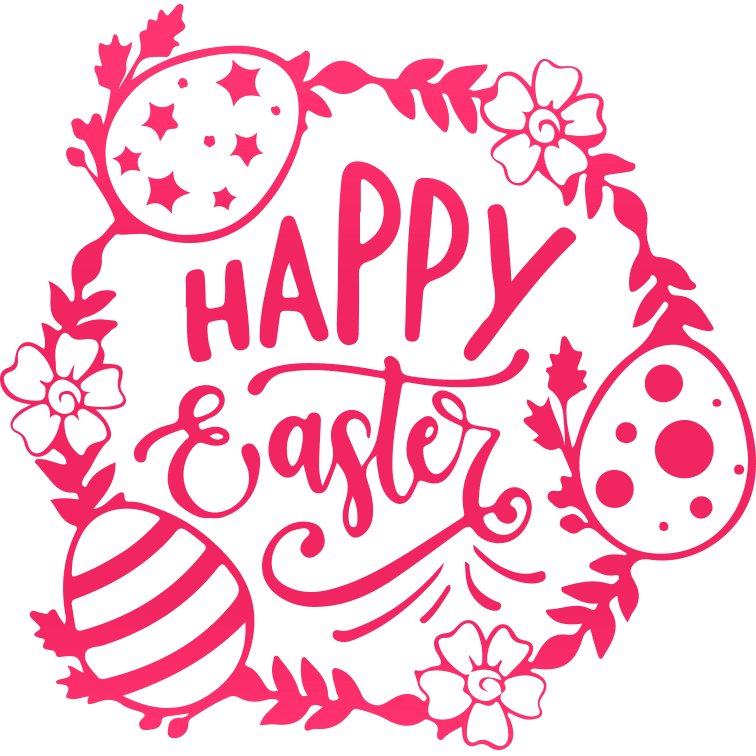 Happy Easter Design - DTF Ready To Press