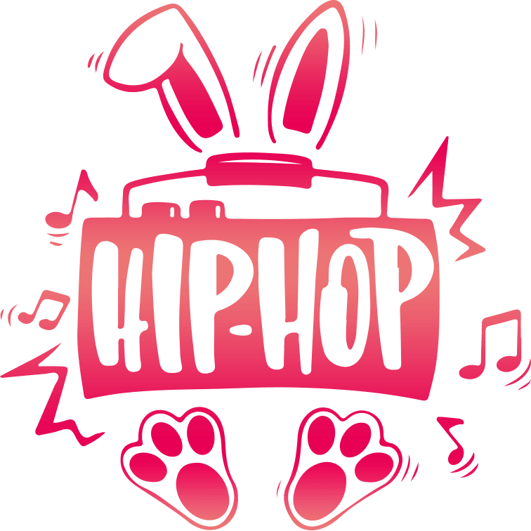 Hip Hop Bunny Easter Design - DTF Ready To Press