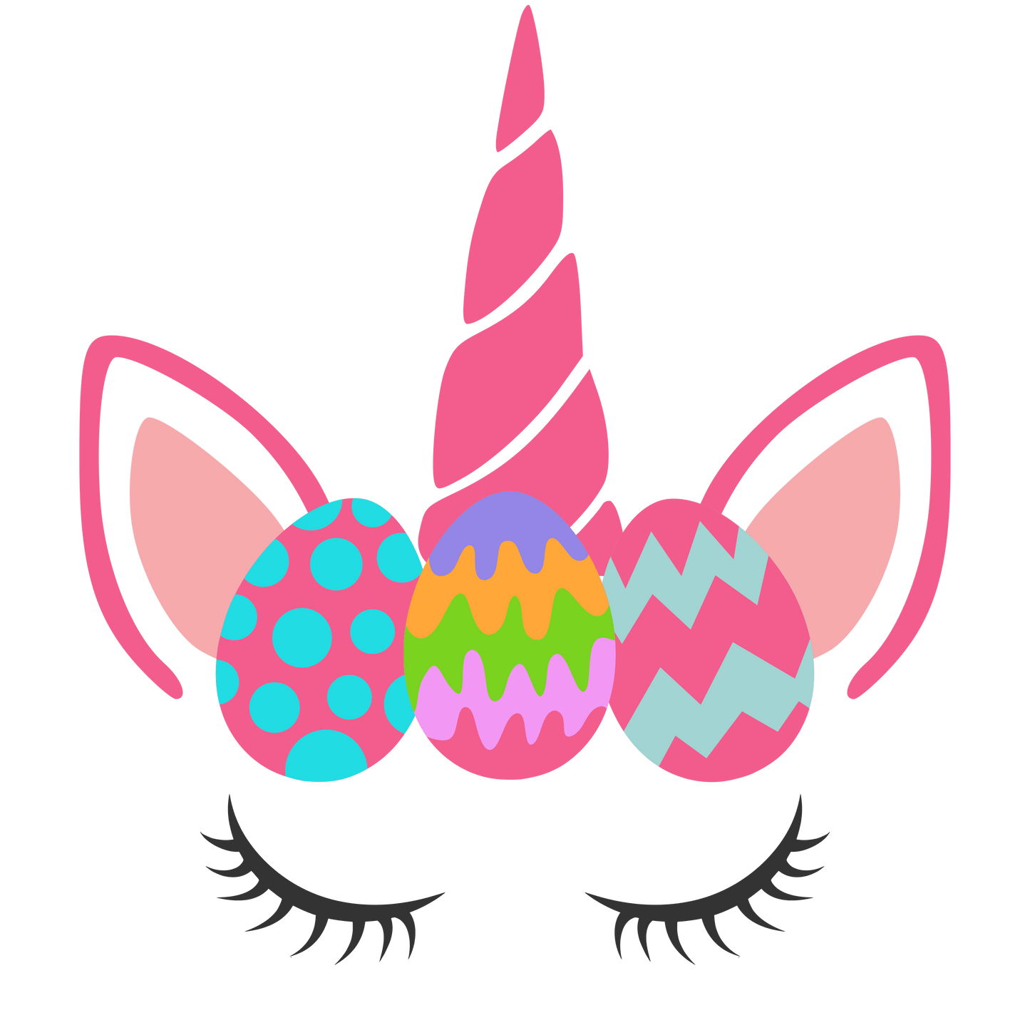 Easter Unicorn Design - DTF Ready To Press