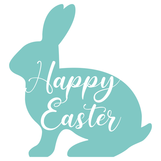 Happy Easter Bunny Design - DTF Ready To Press