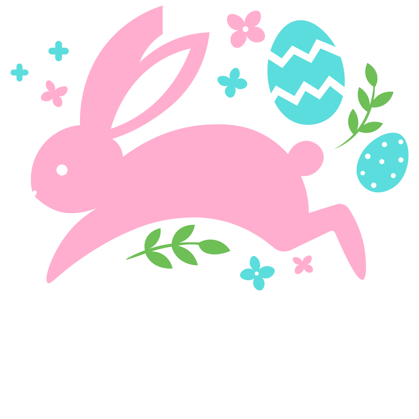 Easter Bunny Design - DTF Ready To Press
