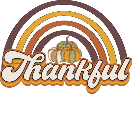 Thanksgiving Thankful Design - DTF Ready To Press