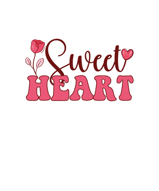 Sweet Heart Valentine's Day Design - DTF Ready To Press