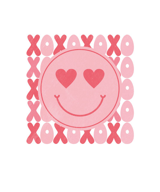 Xoxo Smile Valentine's Day Design - DTF Ready To Press