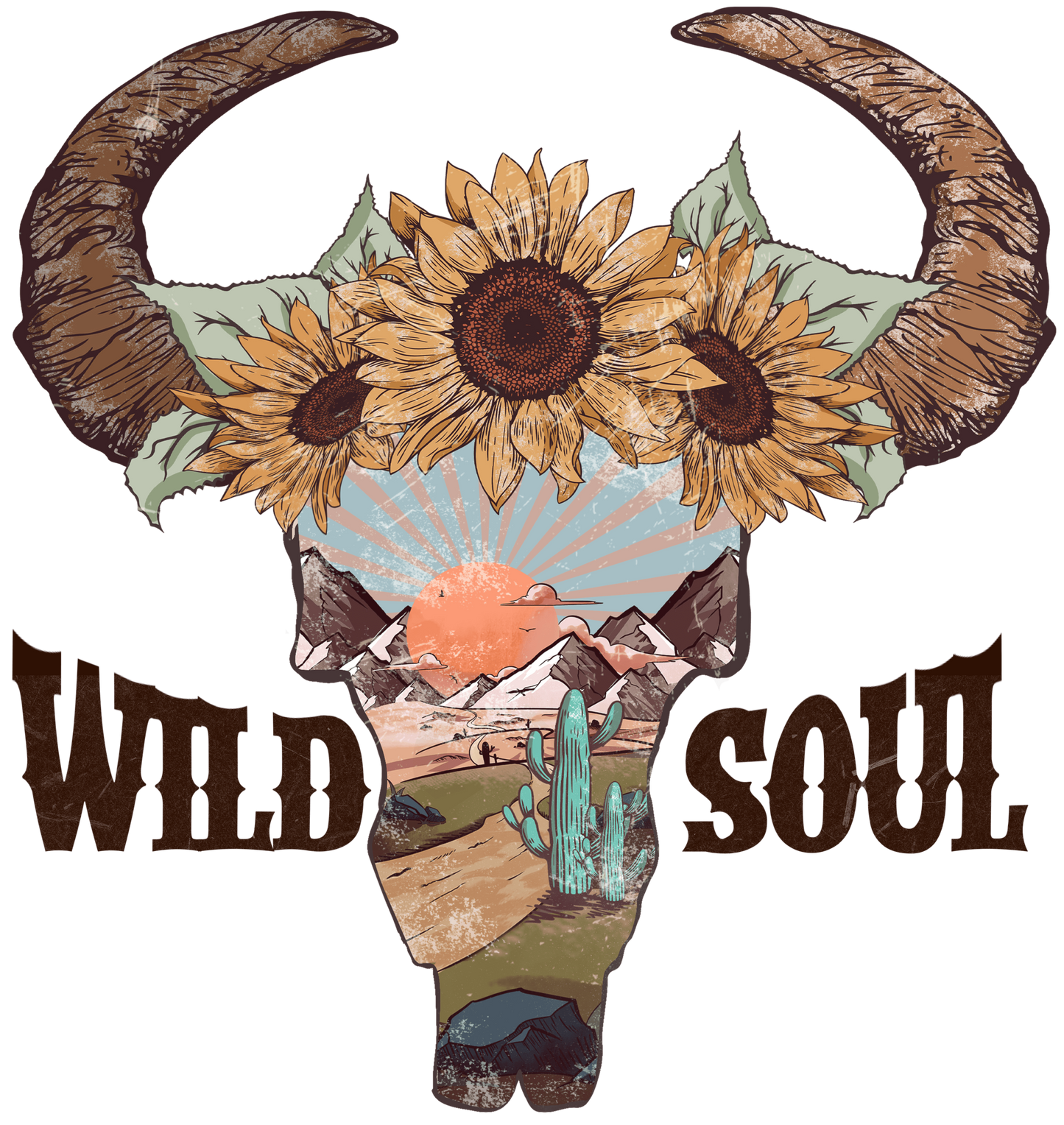 Western Wild Soul Design - DTF Ready To Press