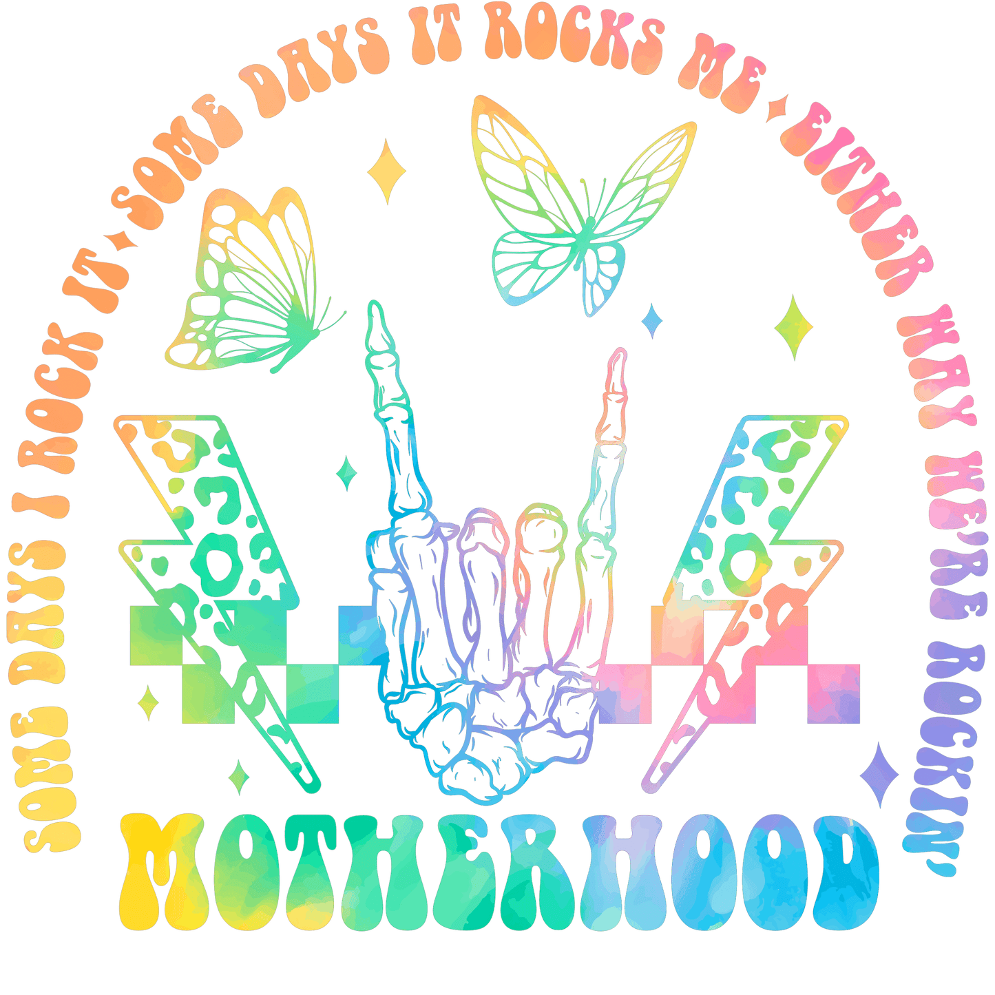 Cool Motherhood Design - DTF Ready To Press