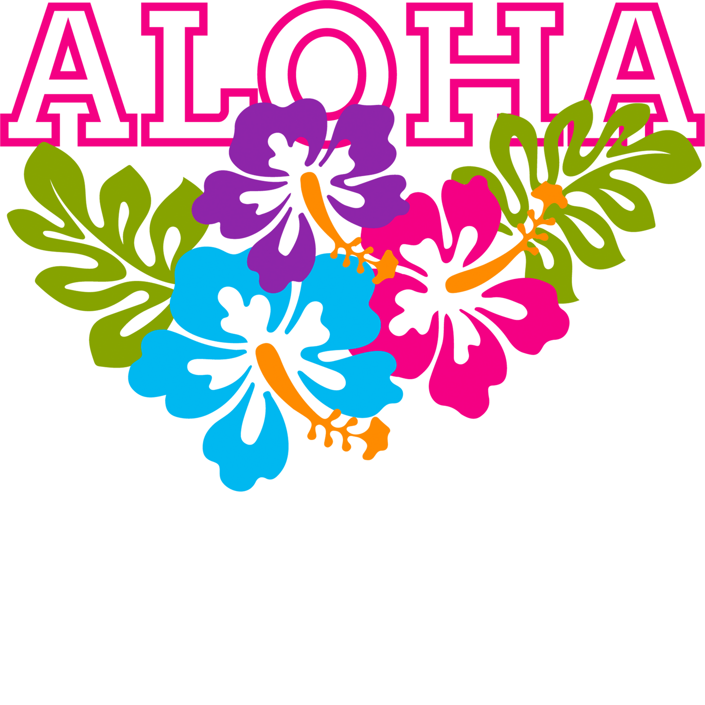 Aloha Design - DTF Ready To Press