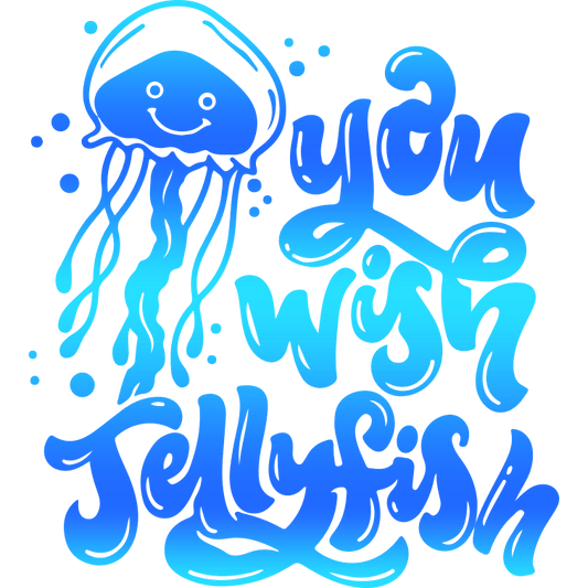 Cute Jellyfish Design - DTF Ready To Press