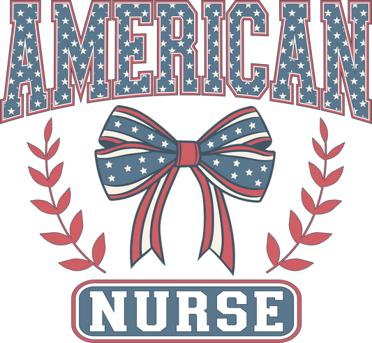 American Nurse Design - DTF Ready To Press