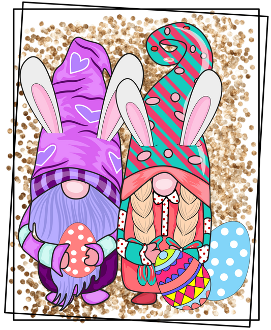 Hunting Season Gnome Easter Design - DTF Ready To Press