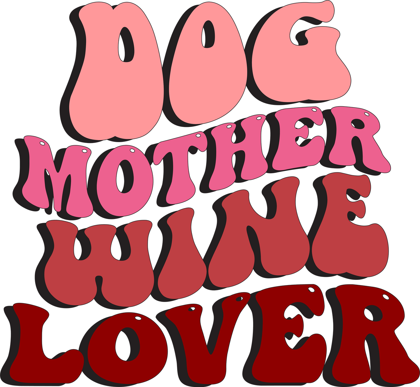 Funny Dog Mother Design - DTF Ready To Press